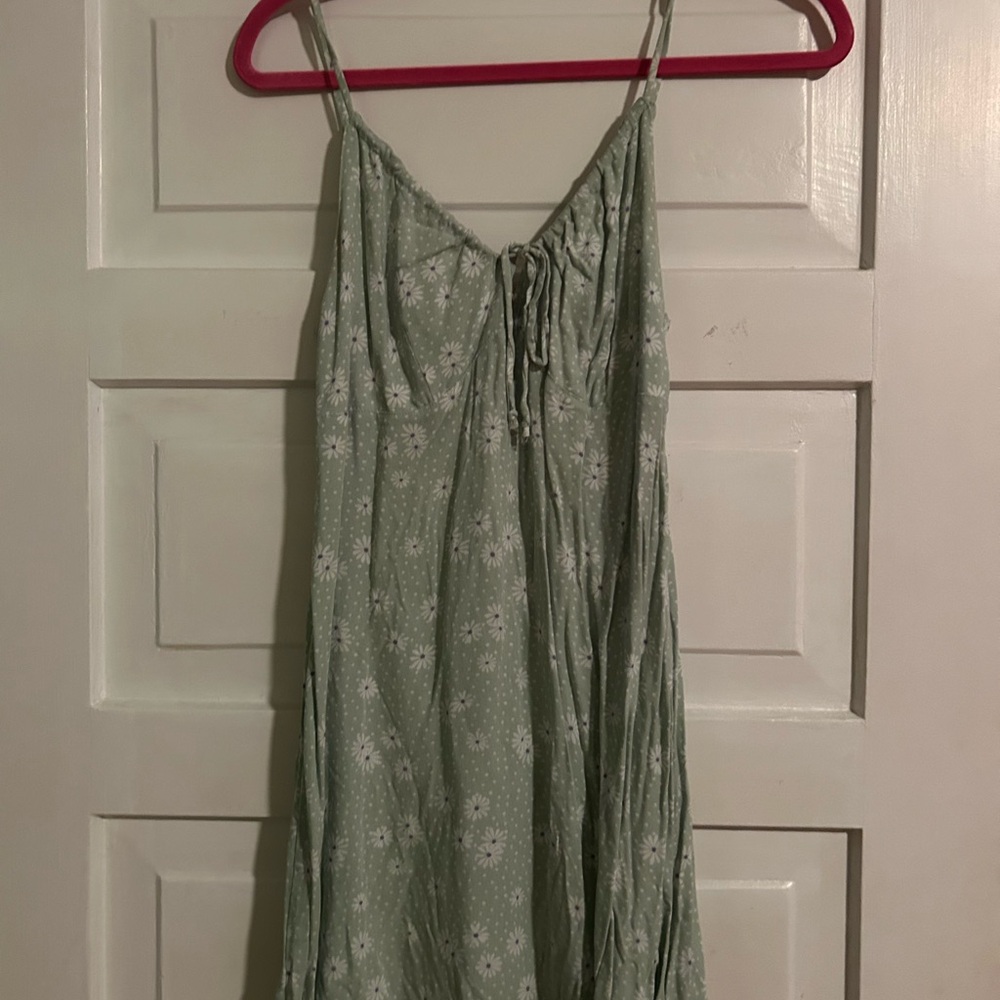 LA Hearts floral Green Sundress